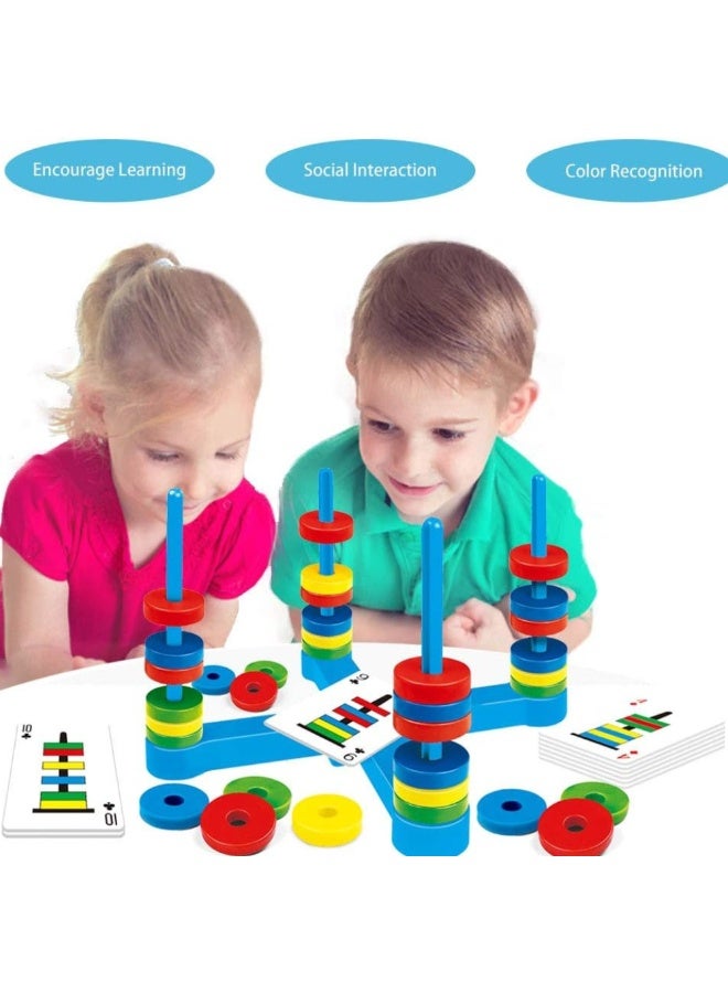 SnuzzleMart Magnetic Suspension Rings Matching Game for 4 Kids - Image 4